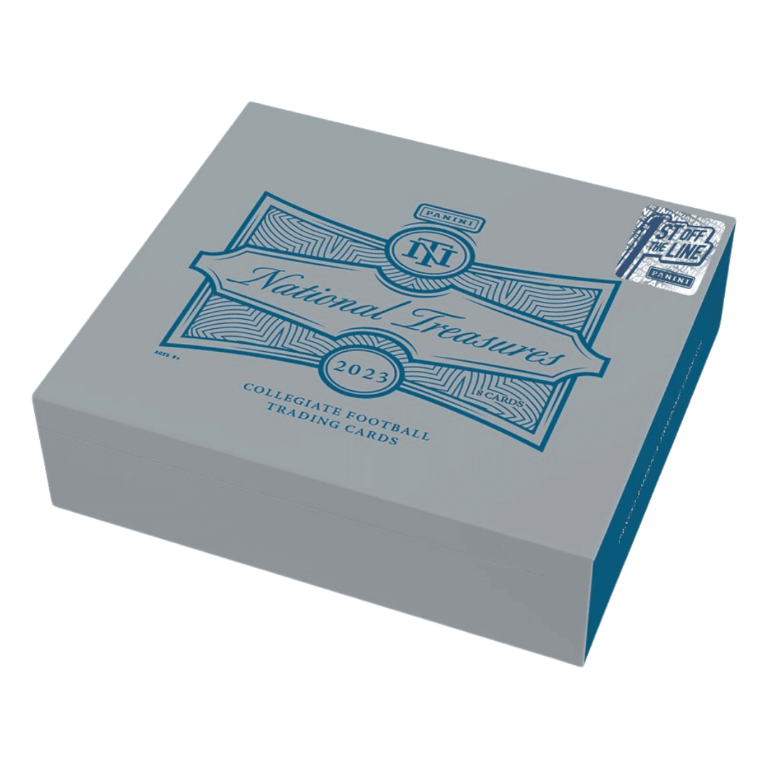 2023 Panini National Treasures Collegiate Football Hobby Box - 1st Off The Line