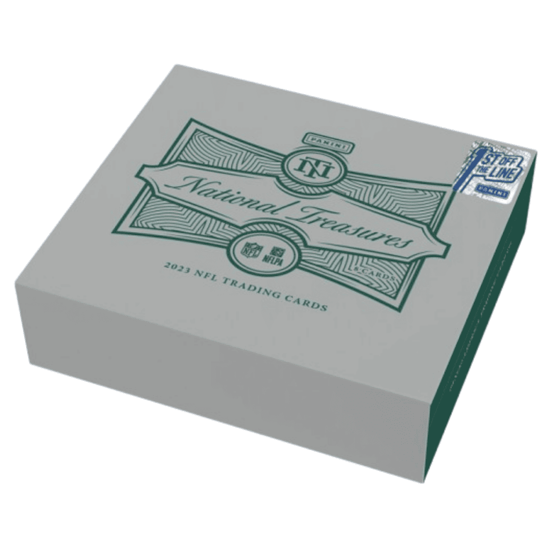 2023 Panini National Treasures Football Hobby Box 1st off the Line (FOTL)