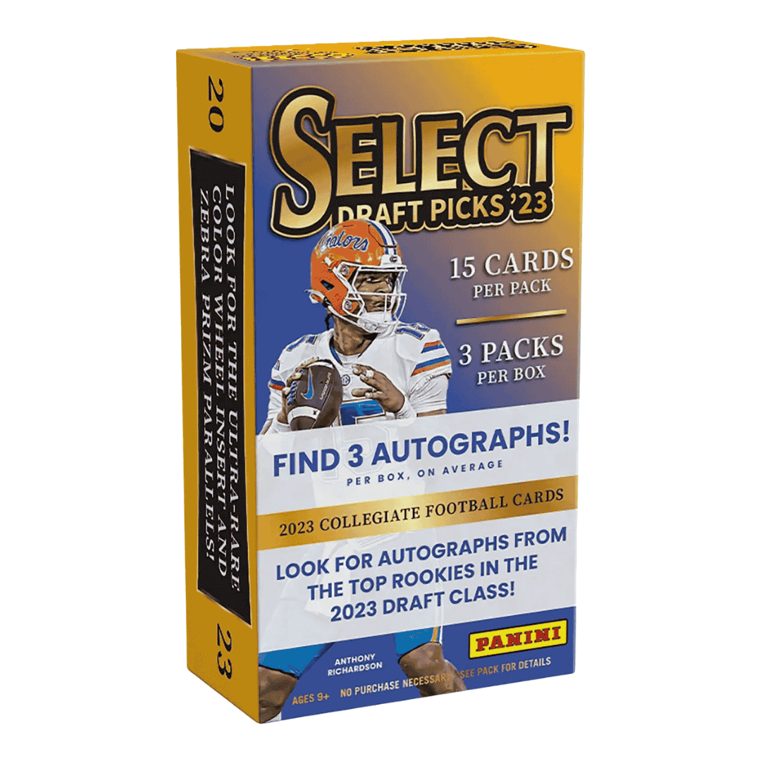 2023 Panini Select Draft Picks Football Hobby Box