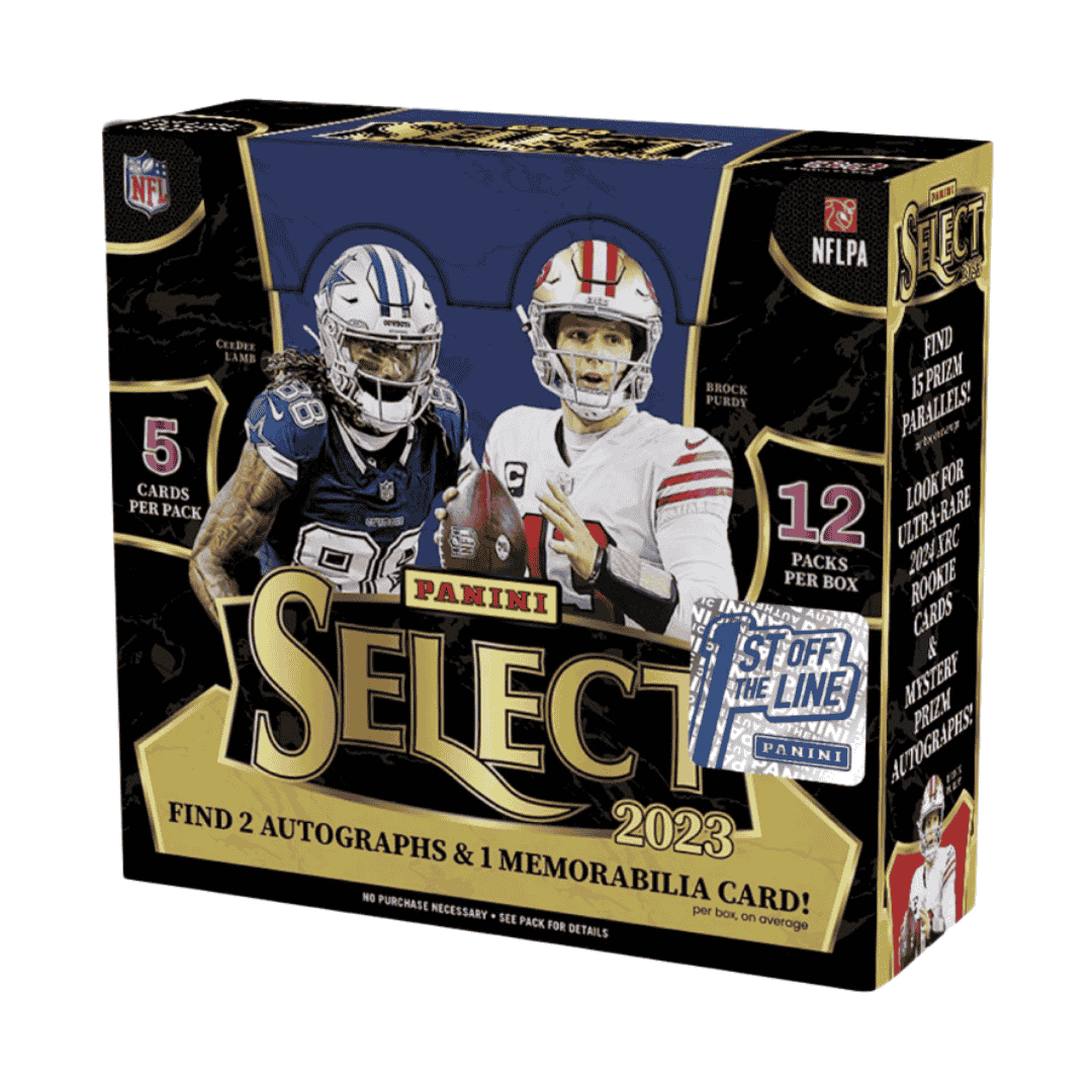 2023 Panini Select Football 1st Off The Line Hobby Box
