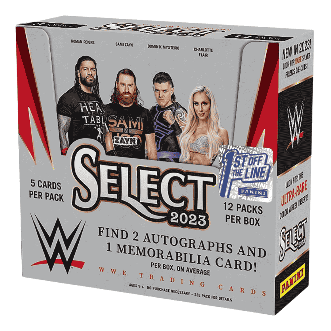 2023 Panini Select WWE Wrestling Hobby Box - 1st Off The Line