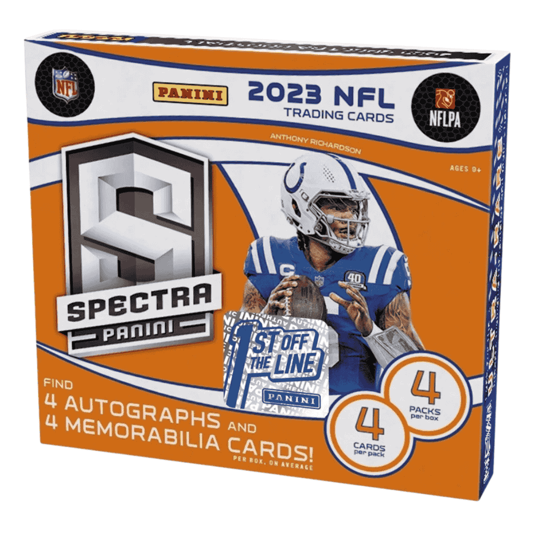 2023 Panini Spectra Football 1st Off The Line Hobby Box