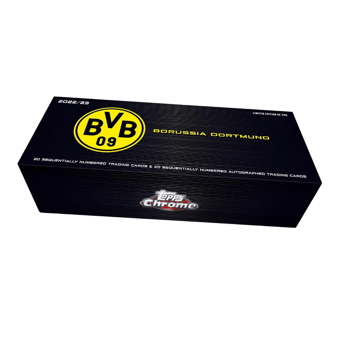 2023 Topps Chrome Borussia Dortmund BVB Collection Soccer Hobby Box