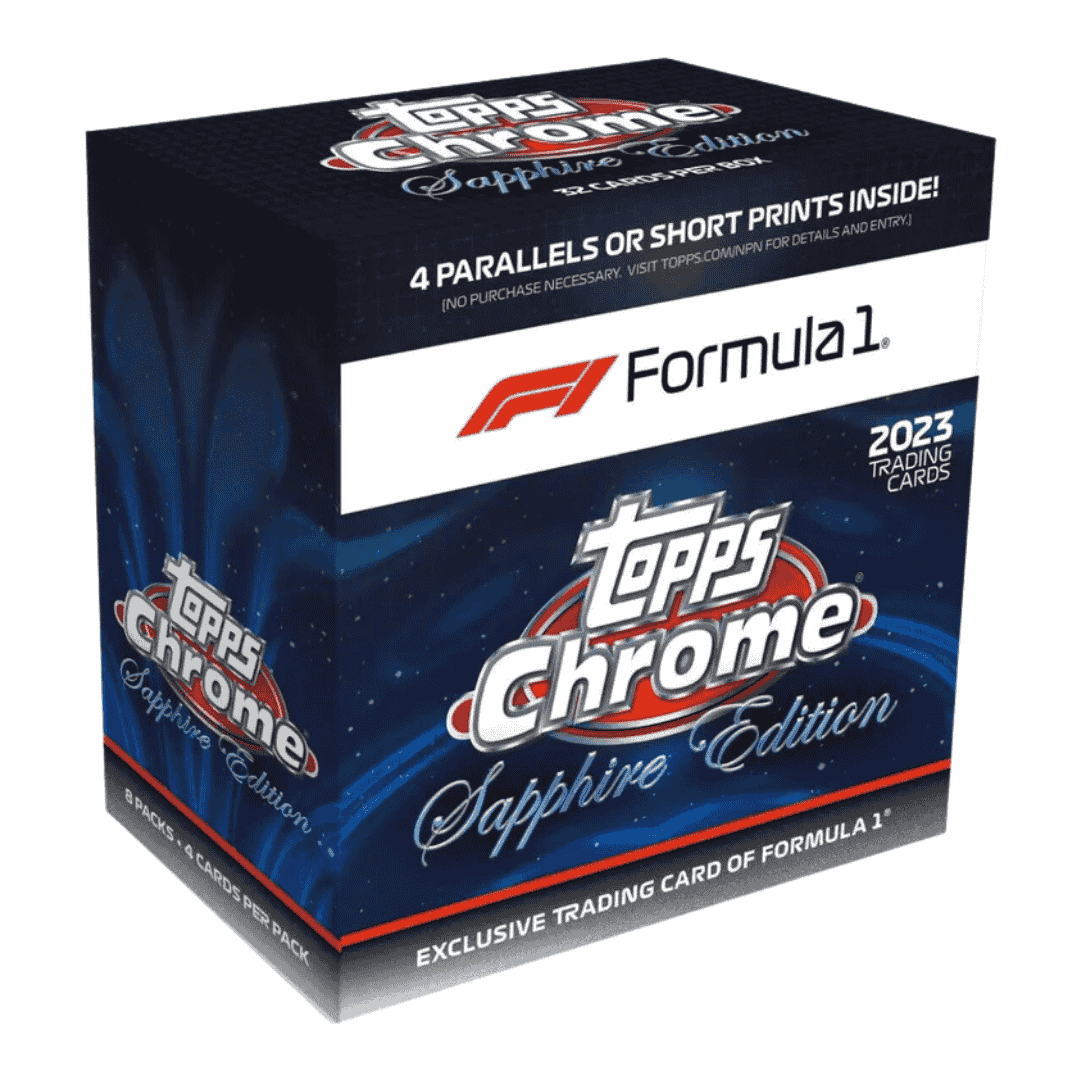2023 Topps Chrome Formula 1 Racing Sapphire Edition Box