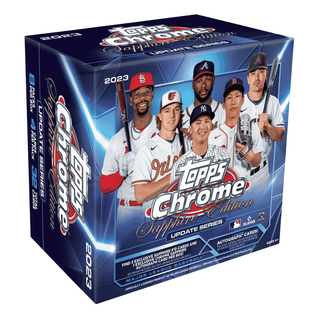 2023 Topps Chrome Update Baseball Sapphire Edition Box