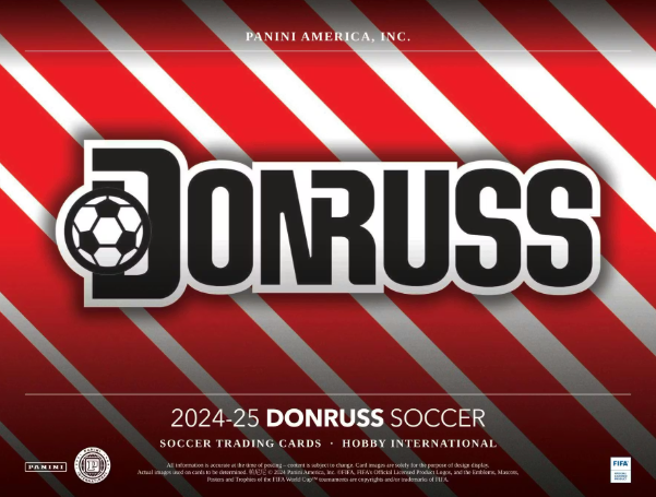 2024-25 Panini Donruss Soccer International Hobby 12-Box Case