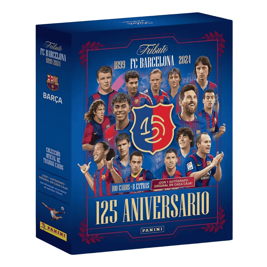 2024-25 Panini FC Barcelona Tribute 125th Anniversary Soccer Hobby Box