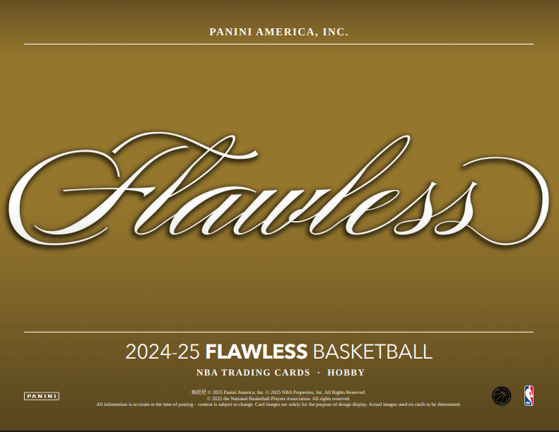 2024-25 Panini Flawless Basketball Hobby 2-Box Case