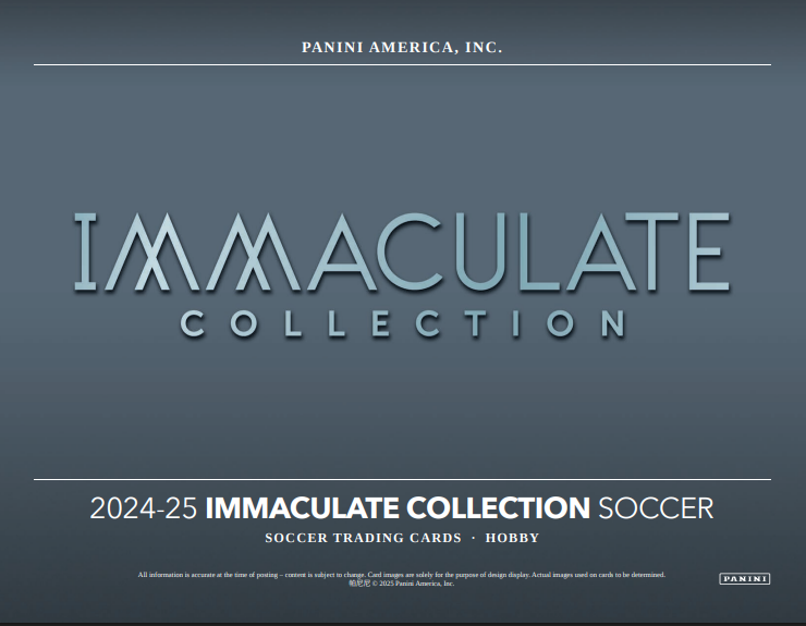 2024-25 Panini Immaculate Soccer Hobby 6-Box Case