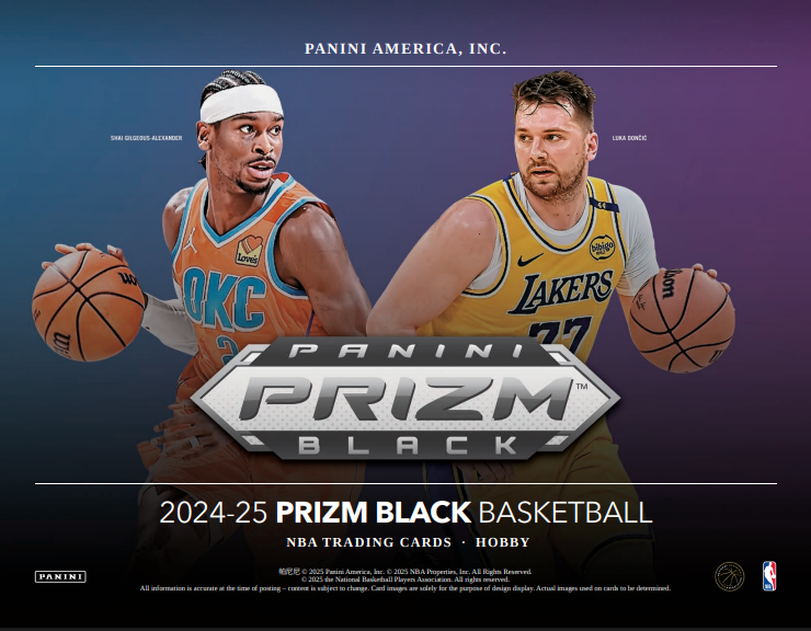 2024-25 Panini Prizm Black Basketball Hobby Pack