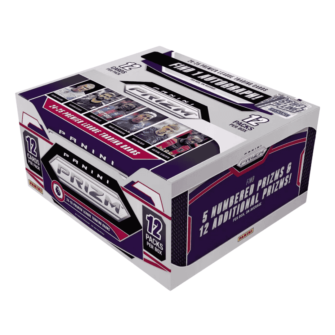 2024-25 Panini Prizm Premier League EPL Soccer 1st Off The Line FOTL Hobby Box