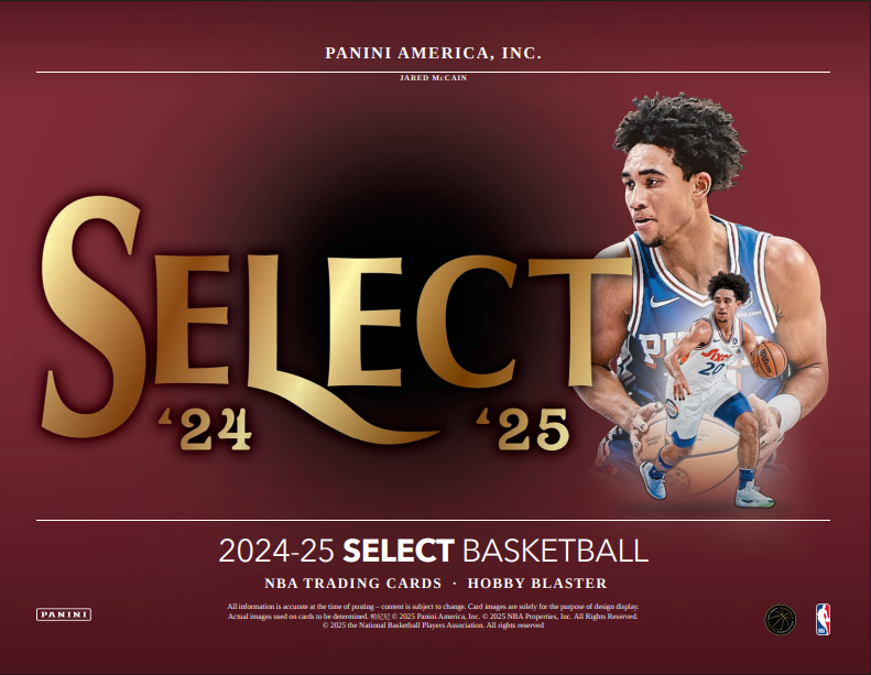  2024-25 Panini Select Basketball Hobby Blaster Pack(Green and Red Mojo Prizms)