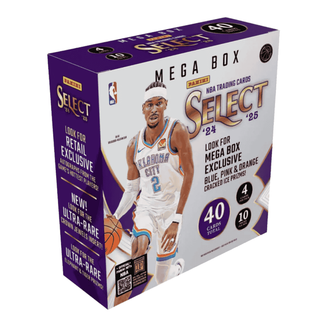 2024-25 Panini Select Basketball Mega Box(Cracked Ice)