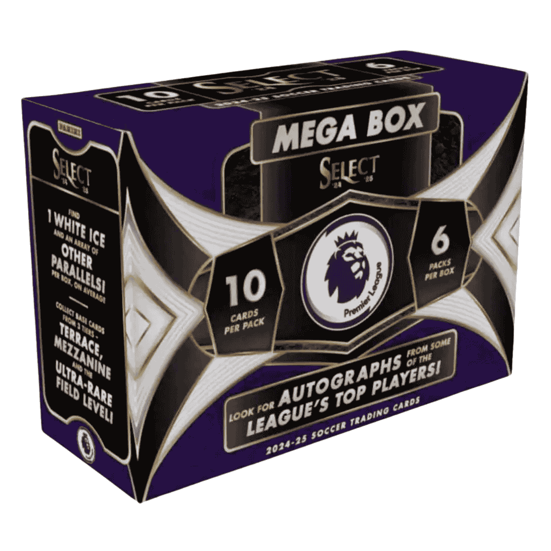 2024-25 Panini Select Premier League Soccer Hobby Mega Box(Green Fluorescent)