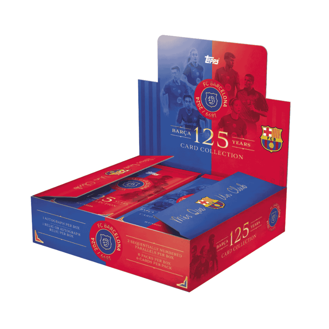 2024-25 Topps FC Barcelona 125 Years Anniversary Soccer Hobby Box