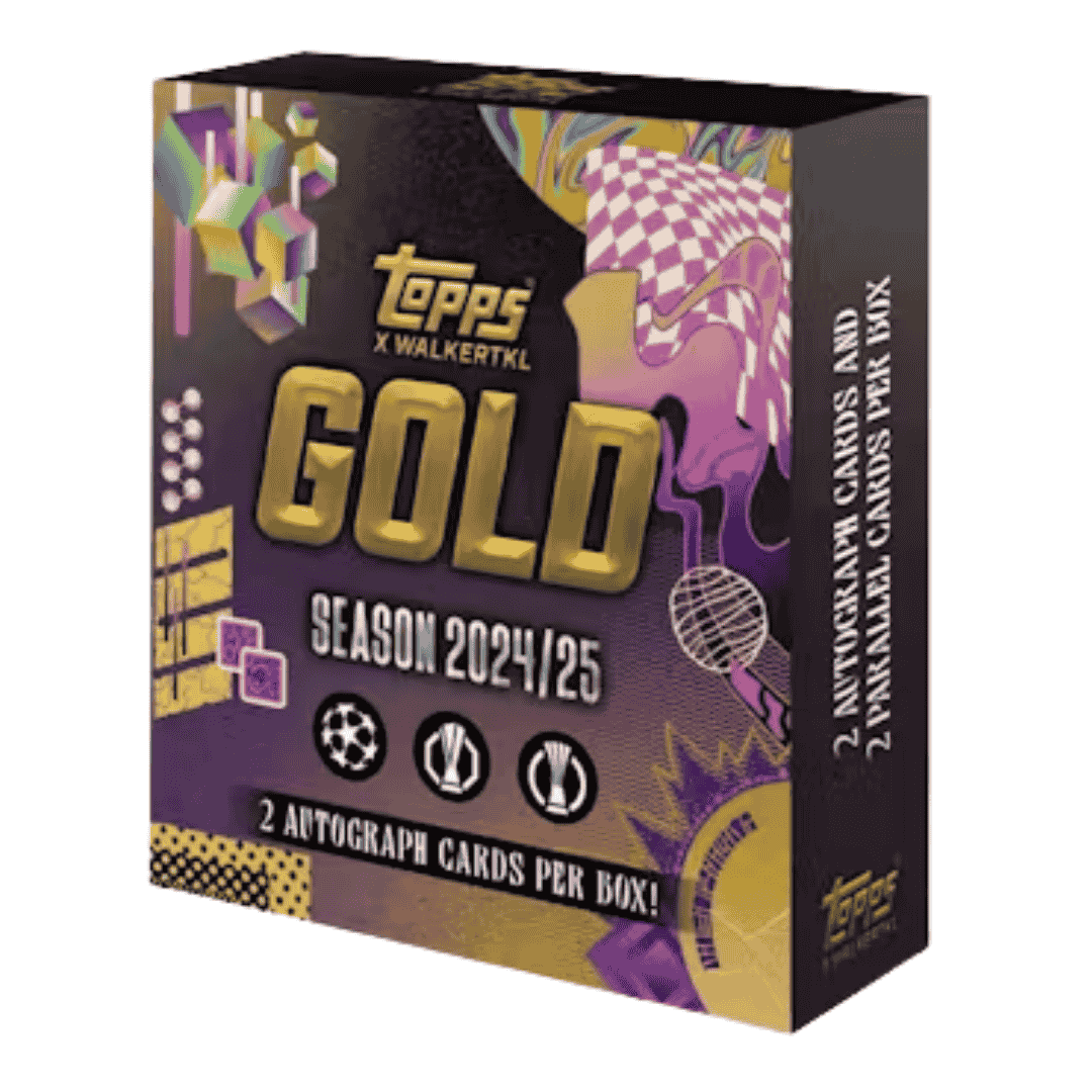 2024-25 Topps Gold UEFA Club Competitions Soccer Hobby Box