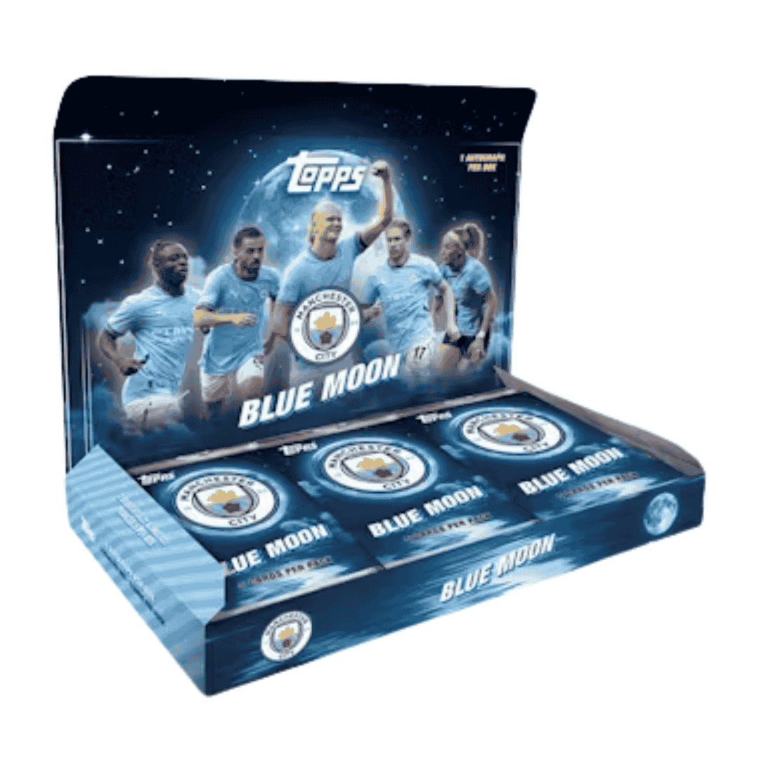 2024-25 Topps Manchester City Blue Moon Soccer Hobby Box