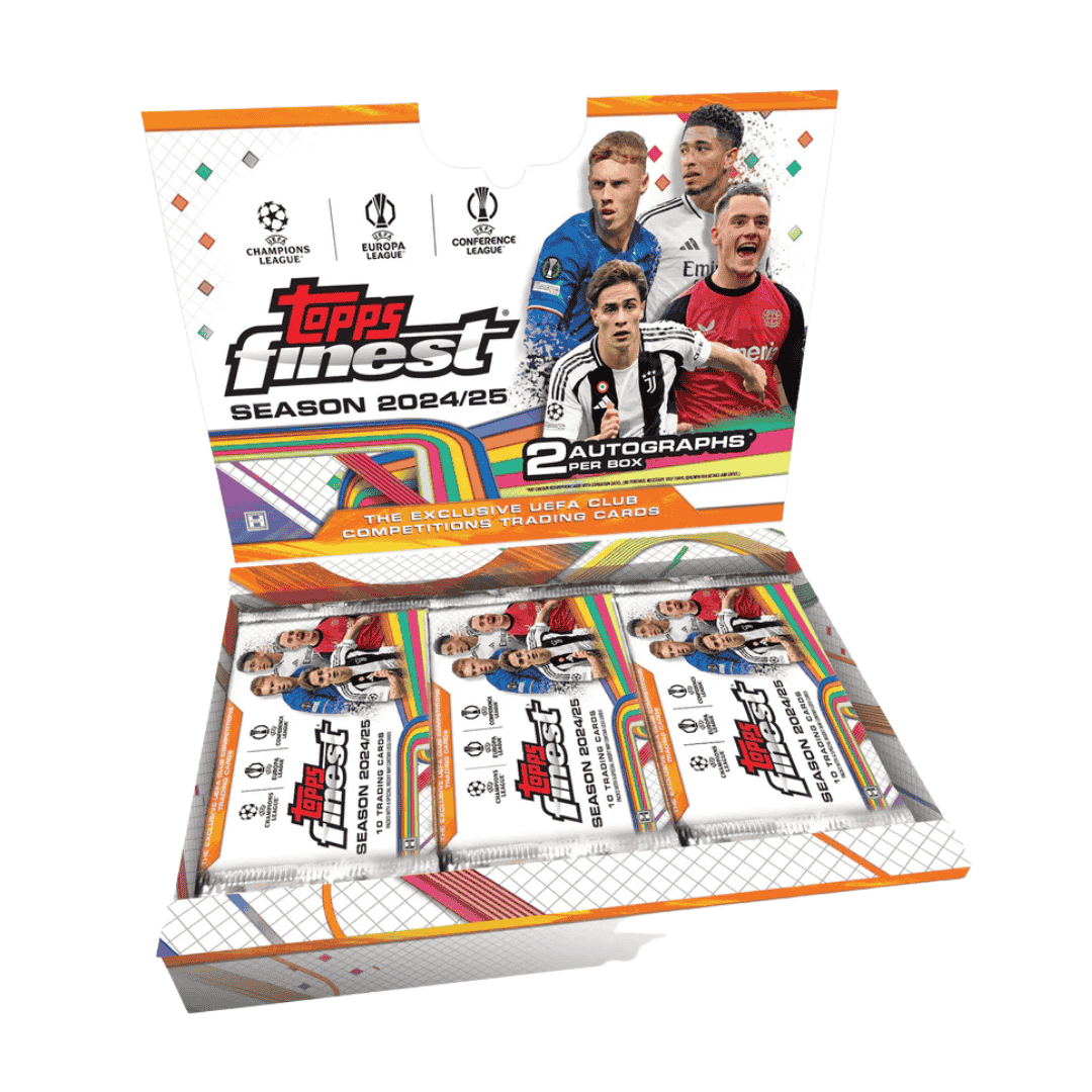 2024-25 Topps UEFA Club Competitions Finest Soccer Hobby Box