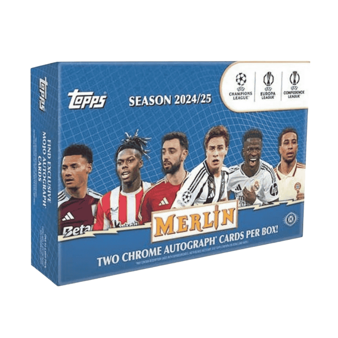 2024-25 Topps UEFA Club Competitions Merlin Chrome Soccer Breaker's Delight Box