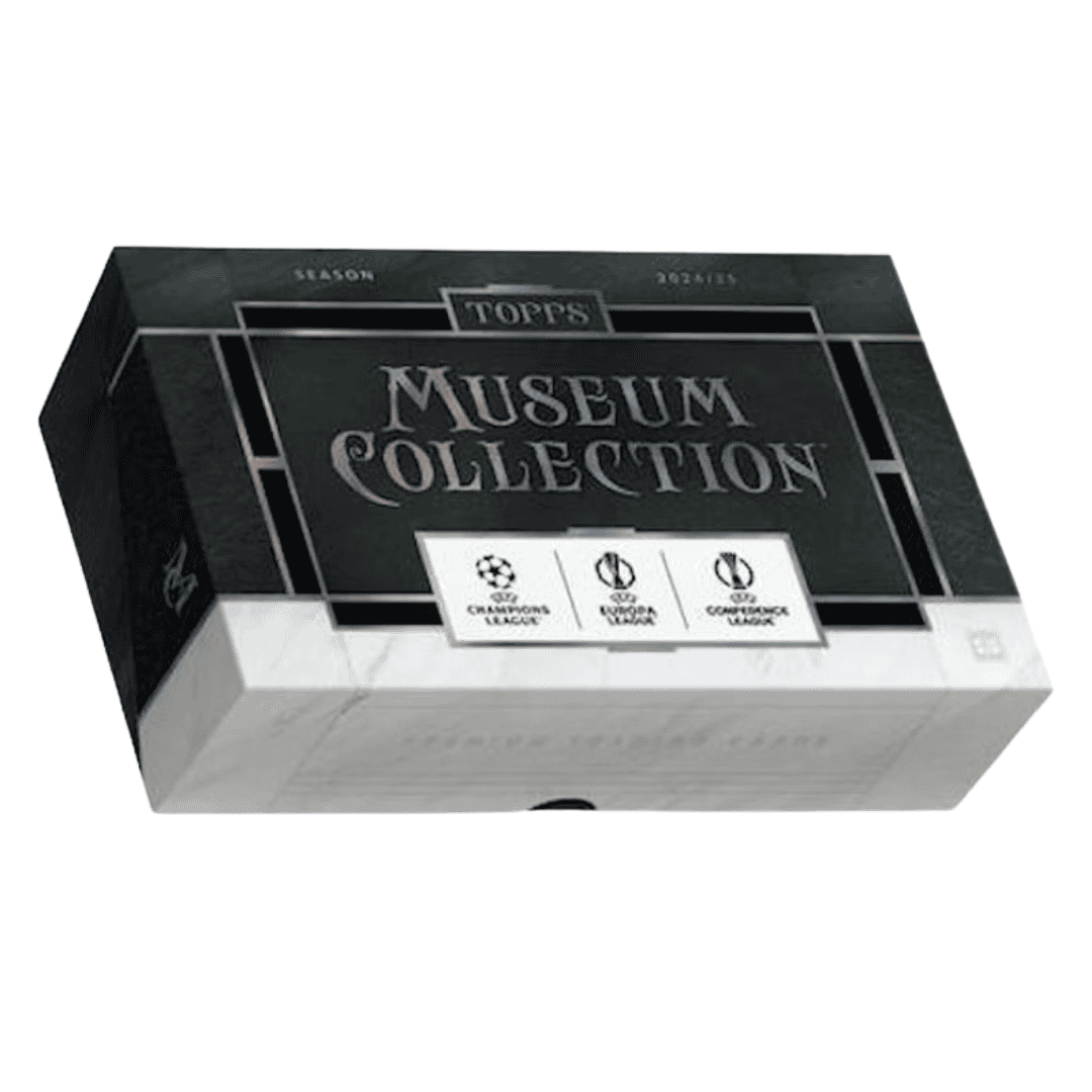 2024-25 Topps UEFA Club Competitions Museum Collection Soccer Hat Trick Box