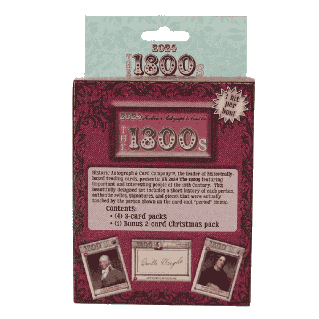 2024 Historic Autographs The 1800's Box
