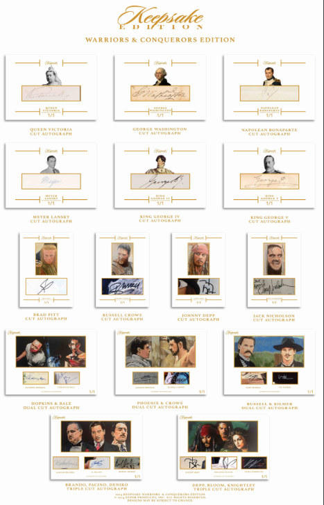 2024 Keepsake Warriors & Conquerors Edition 5-Box Case