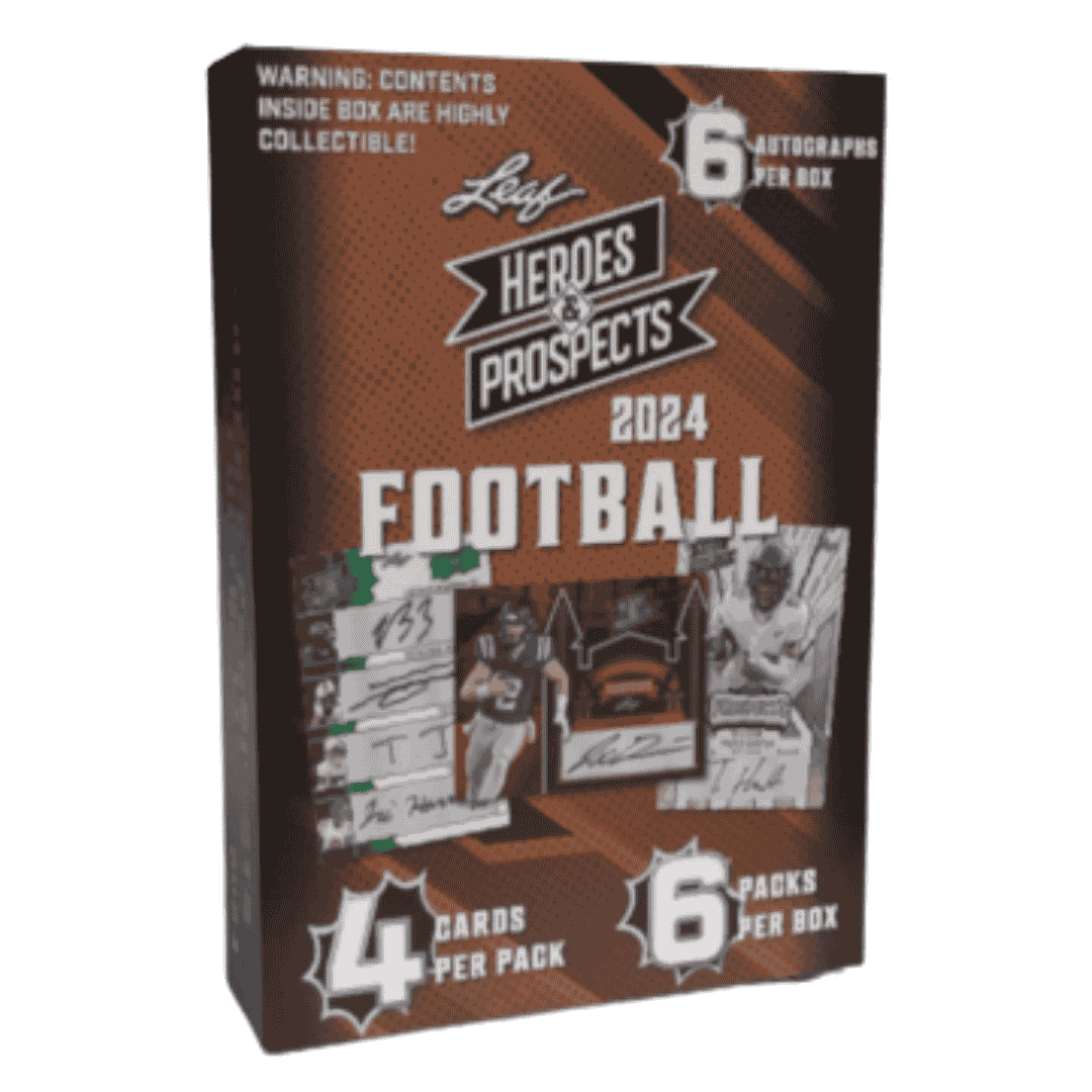 2024 Leaf Heroes & Prospects Football Hobby Box