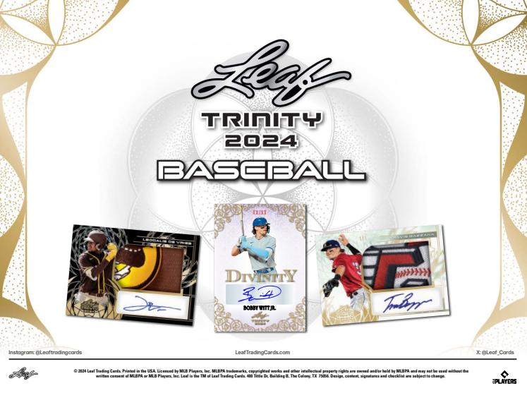 2024 Leaf Trinity Baseball Hobby Box