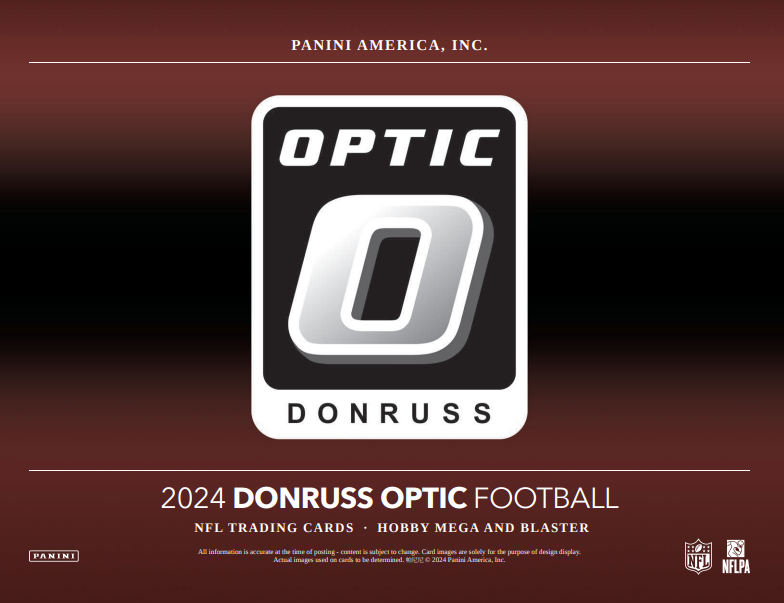 2024 Panini Donruss Optic Football Hobby Blaster Box (Blue Scope)