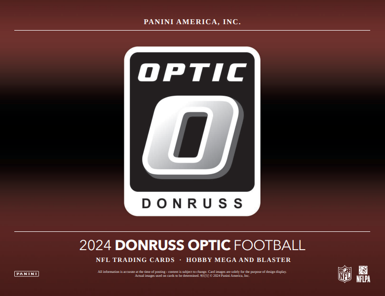 2024 Panini Donruss Optic Football Hobby Mega 20-Box Case(Red Hyper Parallels)