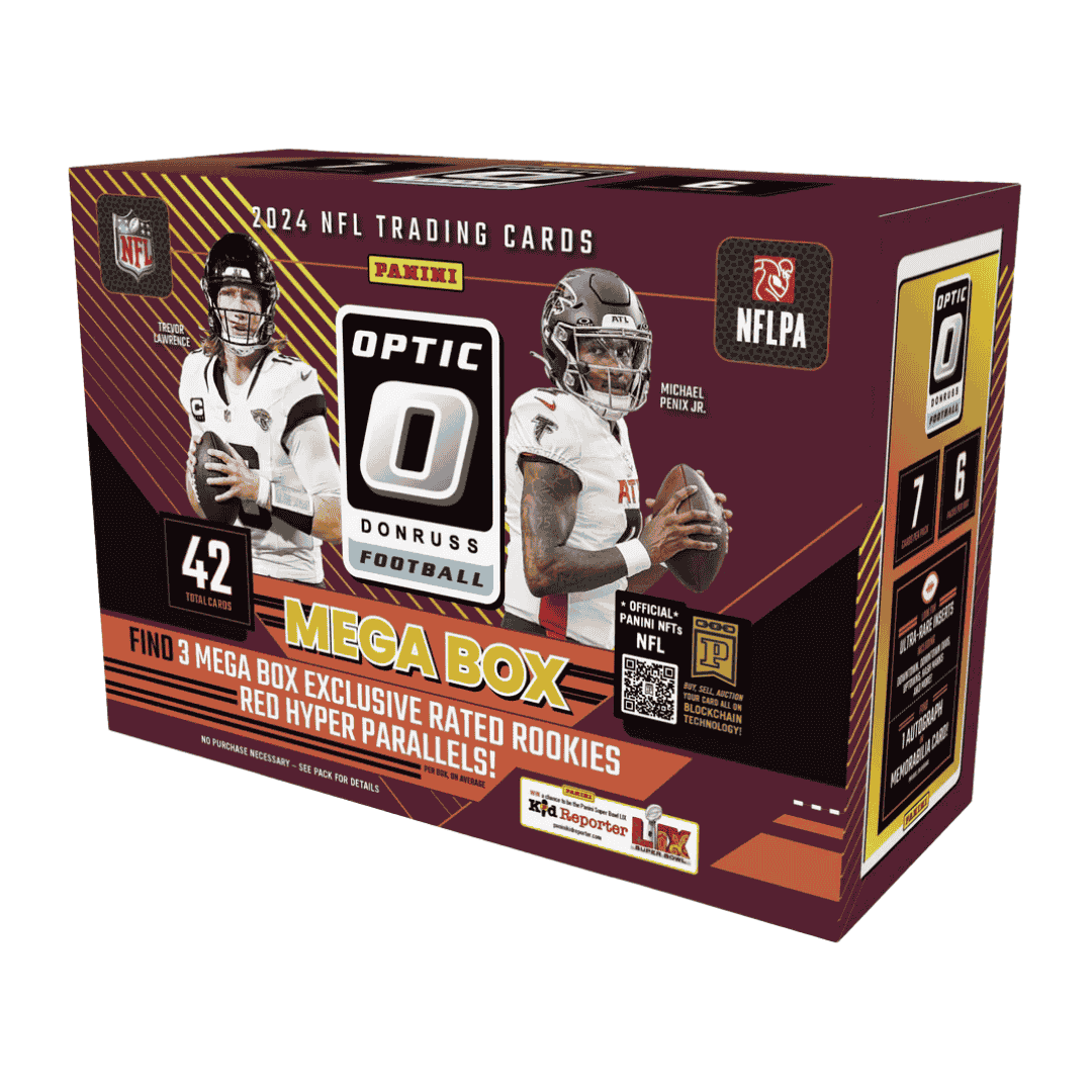 2024 Panini Donruss Optic Football Hobby Mega Box (Red Hyper Parallels)