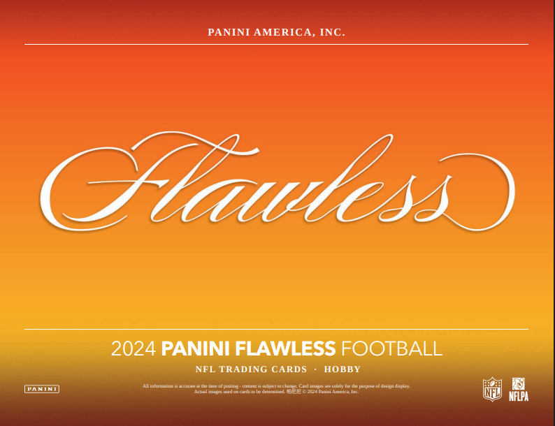 2024 Panini Flawless Football Hobby 2-Box Case