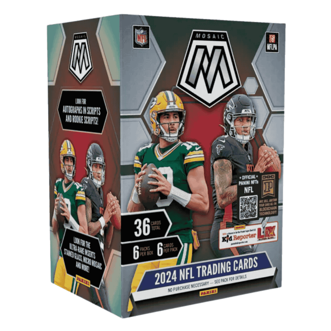  2024 Panini Mosaic Football Blaster Box (Orange Fluorescent Parallels)
