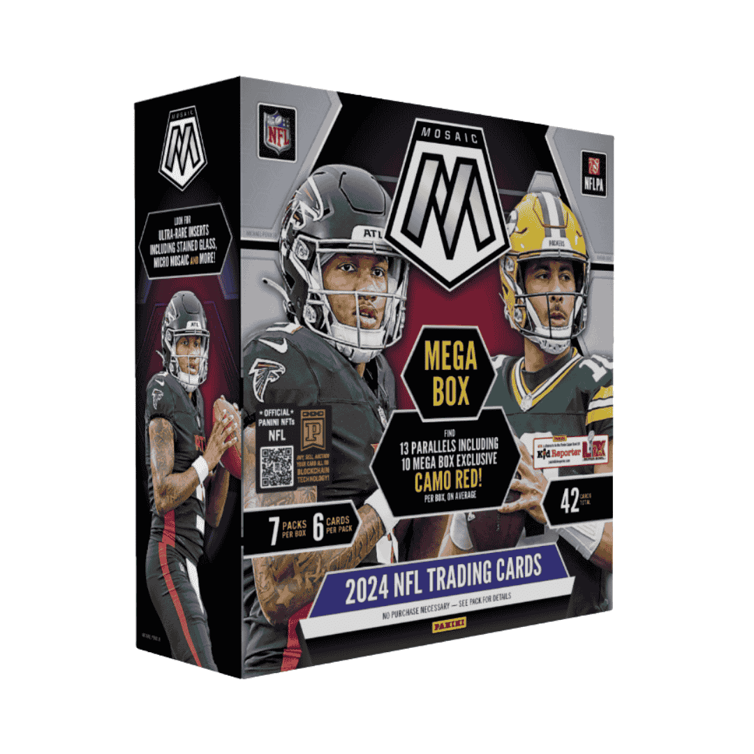 2024 Panini Mosaic Football Hobby, Mega Box (Camo Red Parallels!)