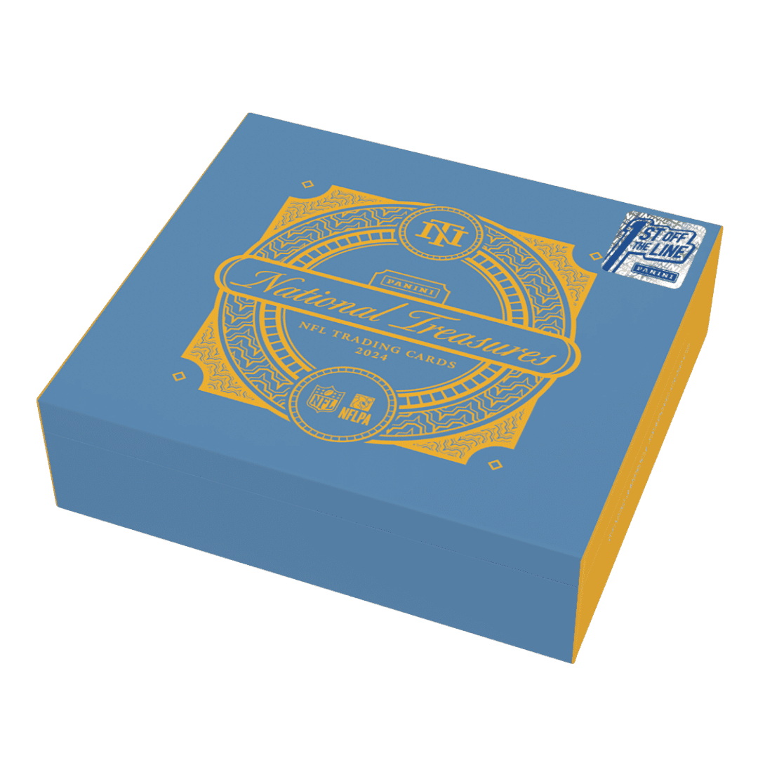 2024 Panini National Treasures Football Hobby Box-1st Off The Line (FOTL)