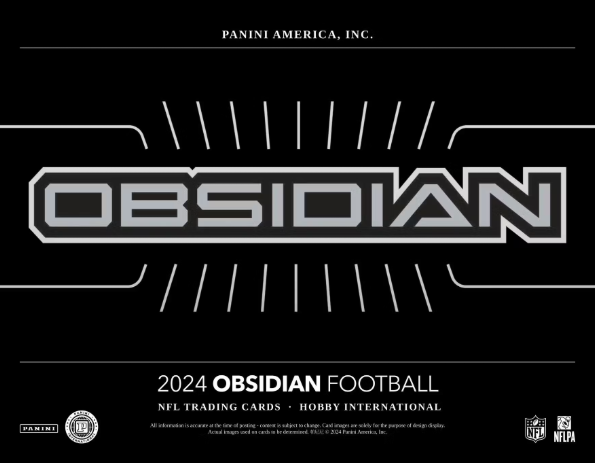 2024 Panini Obsidian Football International Hobby 20-Box Case