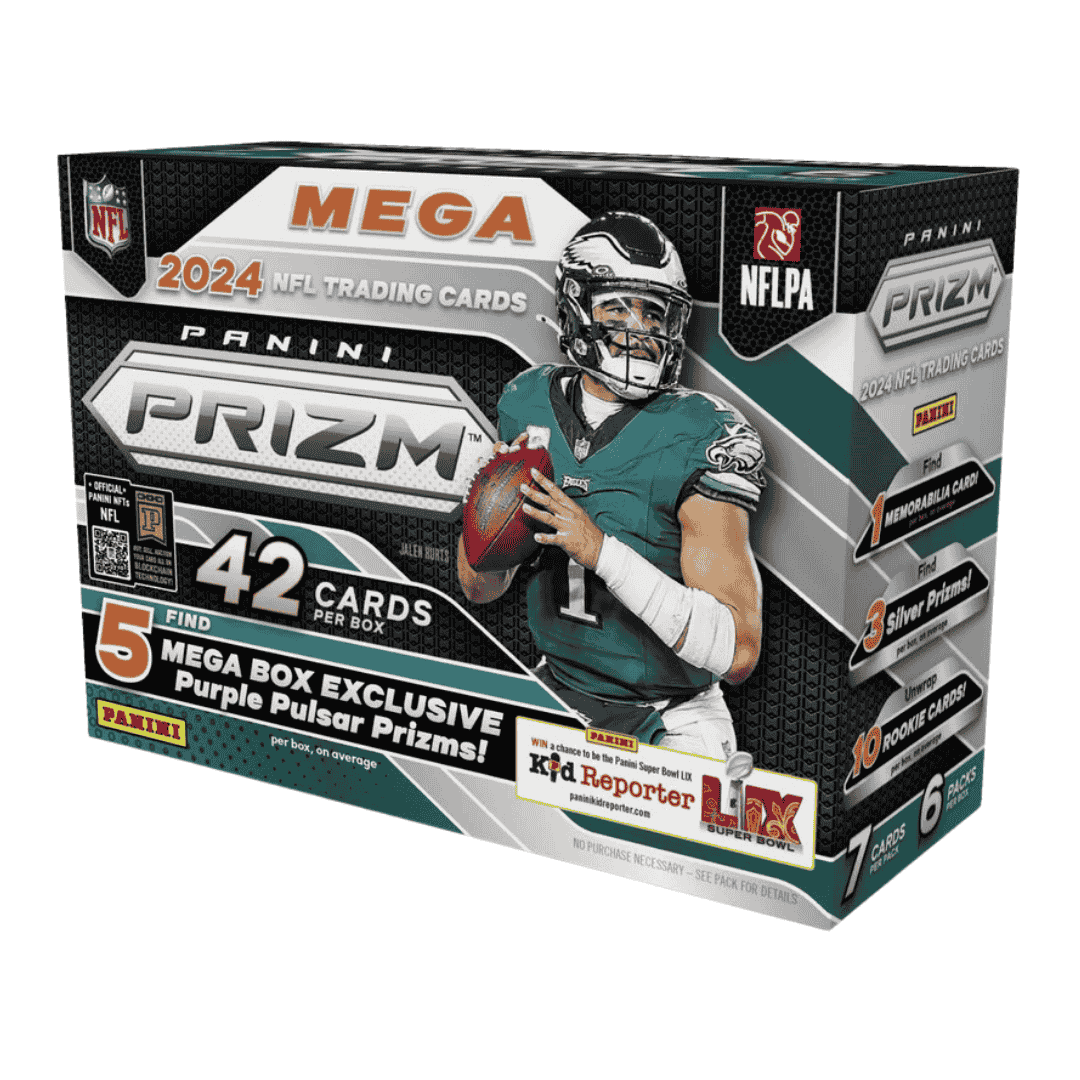  2024 Panini Prizm Football Hobby Mega Box - Purple Pulsar