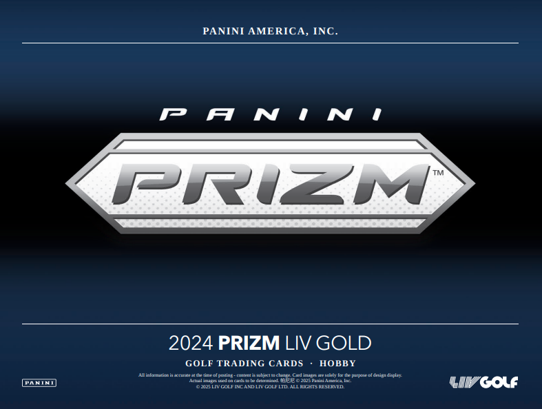 2024 Panini Prizm LIV Golf 1st Off The Line Hobby Box