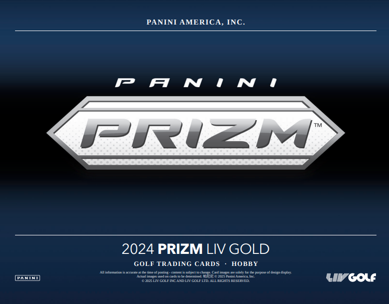 2024 Panini Prizm LIV Golf Hobby 16-Box Case