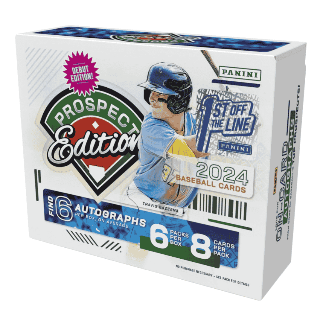 2024 Panini Prospect Edition Baseball Hobby Box 1st Off The Line