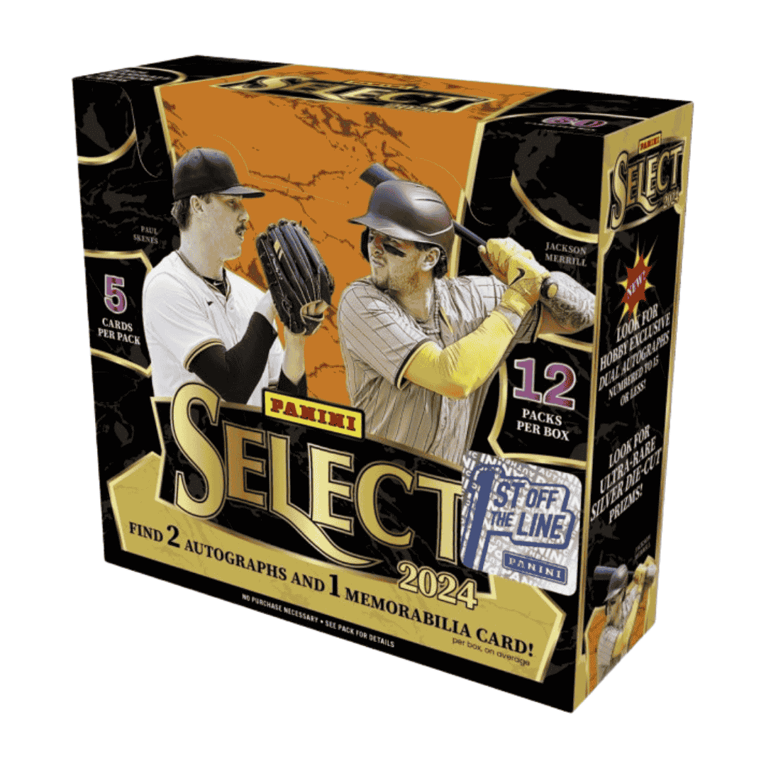 2024 Panini Select Baseball 1st Off The Line Hobby Box