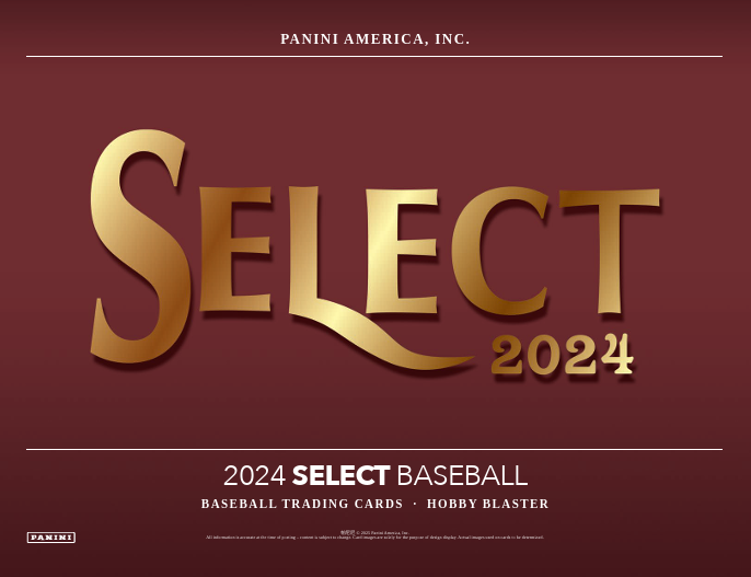 2024 Panini Select Baseball Hobby Blaster Box