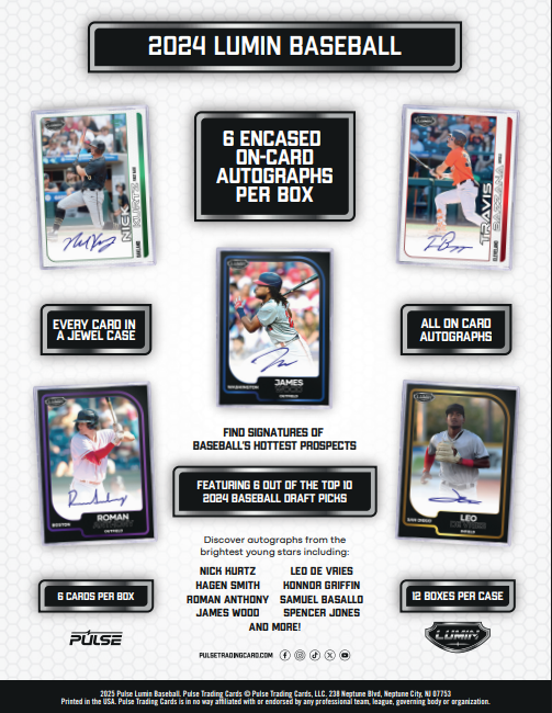 2024 Pulse Lumin Baseball Hobby Box