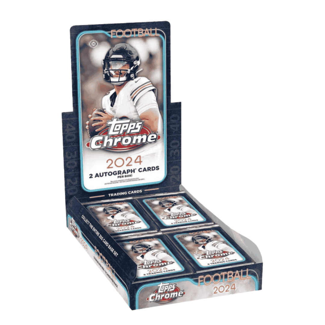 2024 Topps Chrome Football Hobby Box