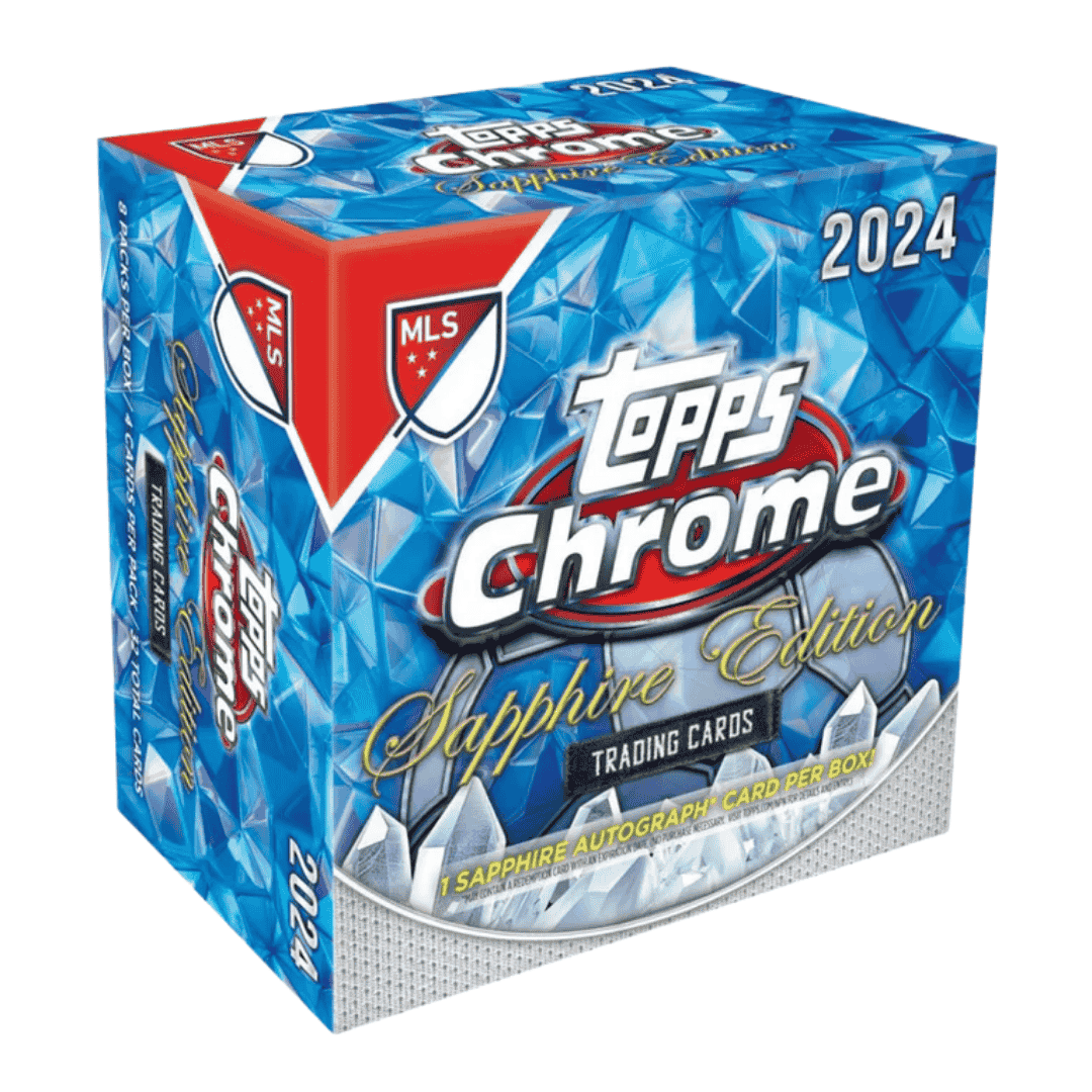 2024 Topps Chrome MLS Soccer Sapphire Edition Box