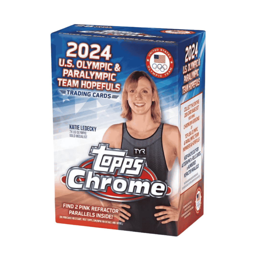2024 Topps Chrome U.S. Olympic & Paralympic Hopefuls Blaster Box