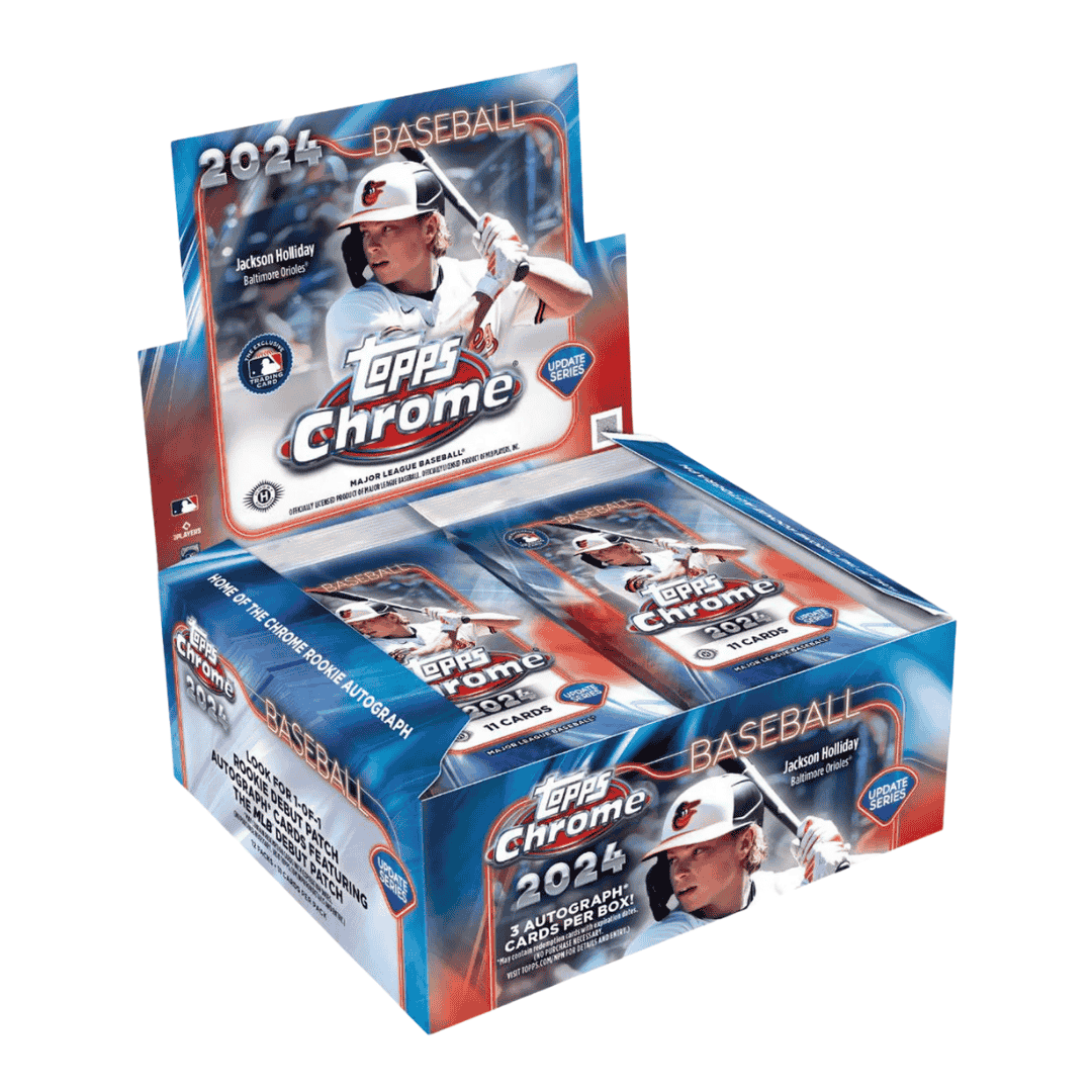 2024 Topps Chrome Update Series Baseball Jumbo Box