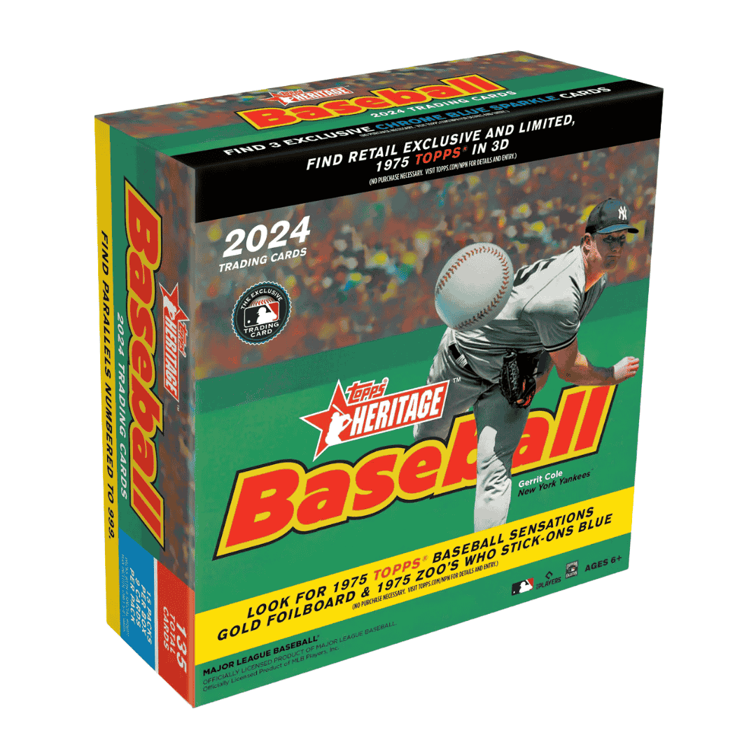 2024 Topps Heritage Baseball Monster Box (Gold Foilboard & Blue Variations)