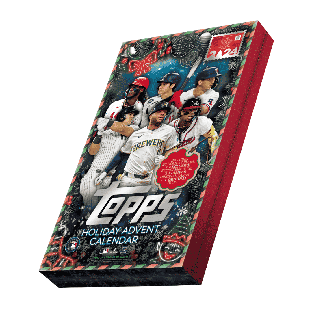  2024 Topps Holiday Baseball Mega Holiday Advent Calendar Box