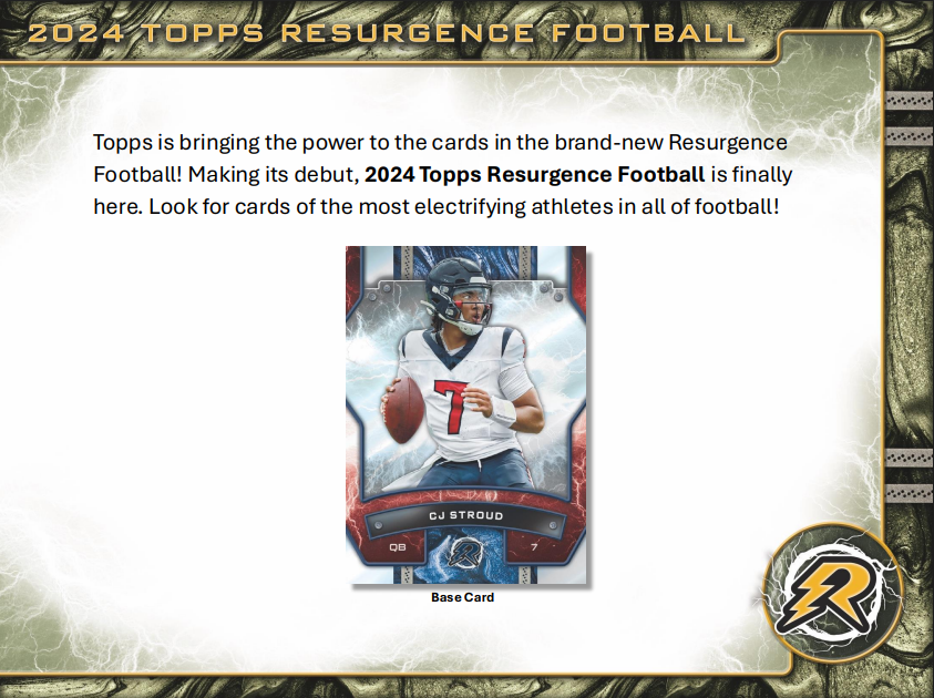 2024 Topps Resurgence Football Mega Pack